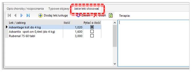 stosowane leki